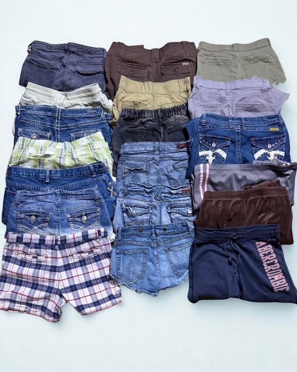 Abercrombie & Fitch Pants - Womens Lot 20 Y2K Denim Shorts Jeans Sweatpants Abercrombie Baby Phat READ INFO